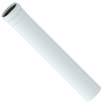 Tubo 50 cm in alluminio bianco per aria calda canalizzata