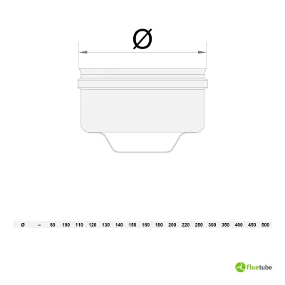 Tappo cieco con maniglia in acciaio inox 316L mono parete