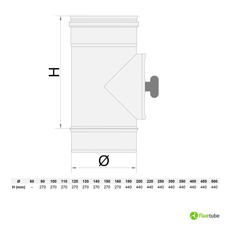 Tubo ispezione in acciaio inox 316L mono parete 2