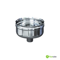 Tappo scarico condensa in acciaio inox 316L monoparete