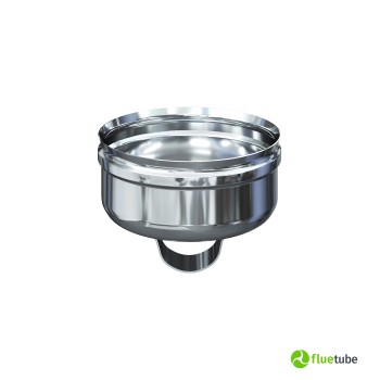 Tappo cieco con maniglia in acciaio inox 316L mono parete