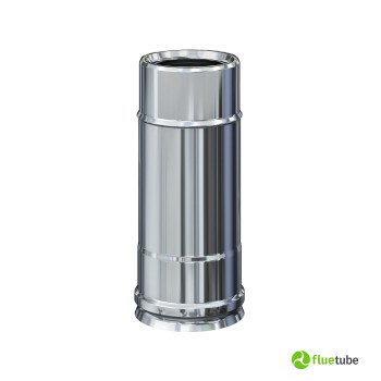 Tubo da 25 cm coibentato slim in acciaio inox 316L