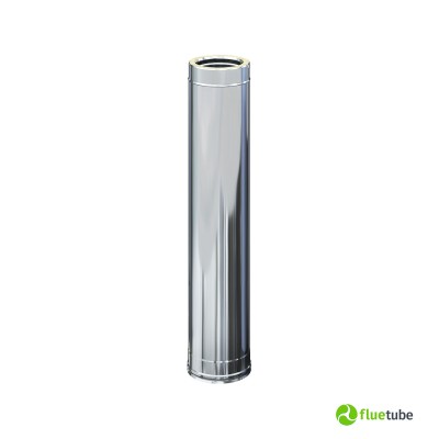Tubo coibentato da 1 metro in acciaio inox 316L doppia parete