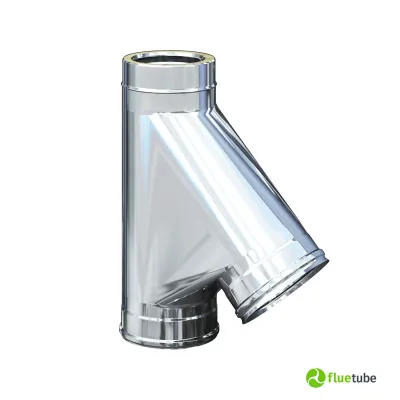 Raccordo braga 135° M/M/F coibentato in acciaio inox 316L