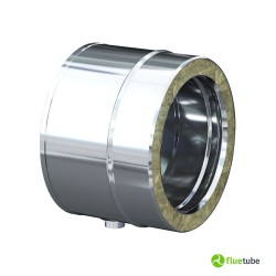 Tappo cieco scarico condensa laterale doppia parete inox 316L