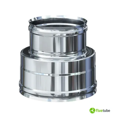 Giunzione doppia mono m/f per tubo coibentato acciaio inox