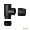 Kit raccordo T 90° per stufa a legna