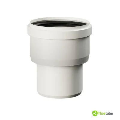 Maggioratore in plastica bianca per caldaie a condensazione