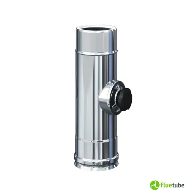 Tubo per ispezione doppia parete per canna fumaria condensazione