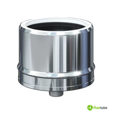 Tappo scarico condensa doppia parete per condensazione