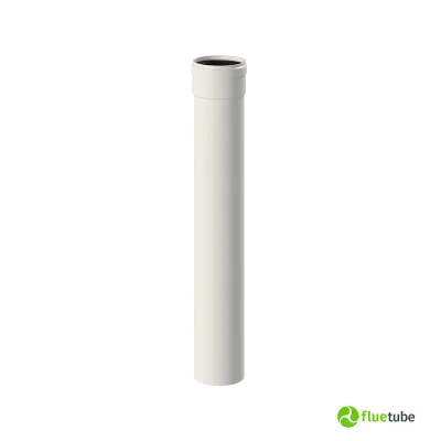 Tubo 50 cm in alluminio bianco per aria calda canalizzata