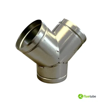 Raccordo a Y in lamiera zincata