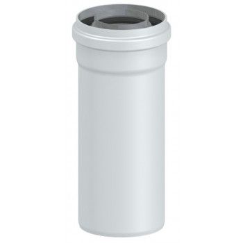 Tubo dritto in alluminio coassiale di 25 cm con Ø 60 - 100