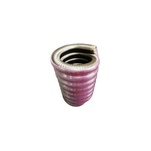 Tuyau flexible double paroi intérieur lisse inox 316L (5 mètres et multiples de 5 mètres)