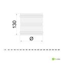 Manchon F/F en acier inoxydable 316L simple paroi
