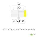 Bouchon d'évacuation des condensats en acier inoxydable isolé double paroi