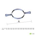 Collier de descente en acier inoxydable