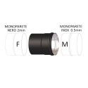 Adaptateur de tuyau en bois noir vers tuyau inox simple paroi Ø de 120 à 200