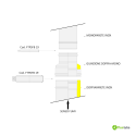 Jonction double-simple M/F double paroi isolée en cuivre