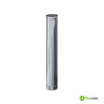 Tuyau en acier inoxydable 316L de 1 mètre pour conduit de fumée simple paroi