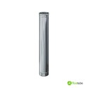 Tuyau en acier inoxydable 316L de 1 mètre pour conduit de fumée simple paroi