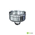 Bouchon borgne avec poignée en acier inoxydable 316L simple paroi