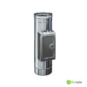 Chambre de récupération des imbrûlés en acier inoxydable 316L simple paroi