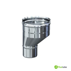 Augmentateur excentrique F/M en acier inoxydable 316L simple paroi