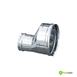 Raccord F/F en acier inoxydable 316L simple paroi