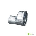 Raccord F/F en acier inoxydable 316L simple paroi