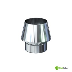 Mitron tronconique en acier inoxydable simple paroi