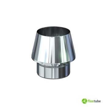 Mitron tronconique en acier inoxydable simple paroi