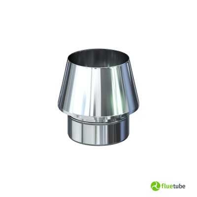 Mitron tronconique en acier inoxydable simple paroi