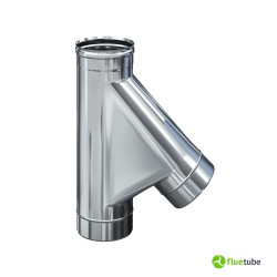 Raccord culotte 45° F/M/M en acier inoxydable 316L