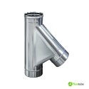 Raccord culotte 45° F/M/M en acier inoxydable 316L
