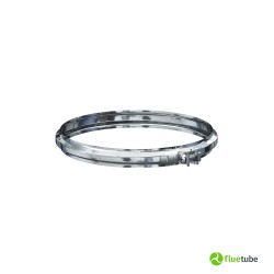 Collier de blocage pour conduit de fumée en acier inoxydable simple paroi