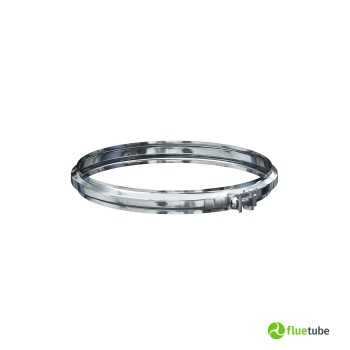 Collier de blocage pour conduit de fumée en acier inoxydable simple paroi