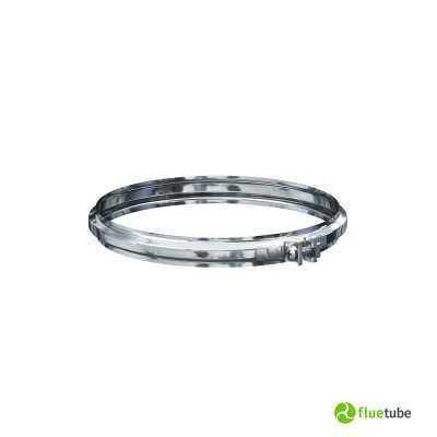 Collier de blocage pour conduit de fumée en acier inoxydable simple paroi