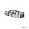 Collier mural réglable pour conduit de fumée en acier inoxydable simple paroi