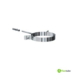Collier mural avec tige filetée en acier inoxydable