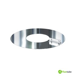Rosace pour conduit de fumée simple paroi en acier inoxydable