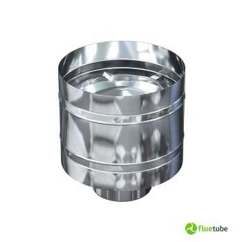 Mitron anti-vent en acier inoxydable simple paroi