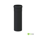Tuyau 25 cm pour poêle à granulés | Acier au carbone 1,2 mm noir