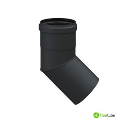 Coude 45° pour poêle à granulés
