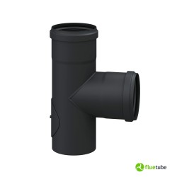 Raccord T 90° F/F pour poêle à granulés