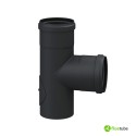 Raccord T 90° F/F pour poêle à granulés
