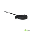 Collier mural avec tige | Acier au carbone 1,2 mm noir