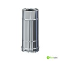 Tuyau de 25 cm isolé slim en acier inoxydable 316L