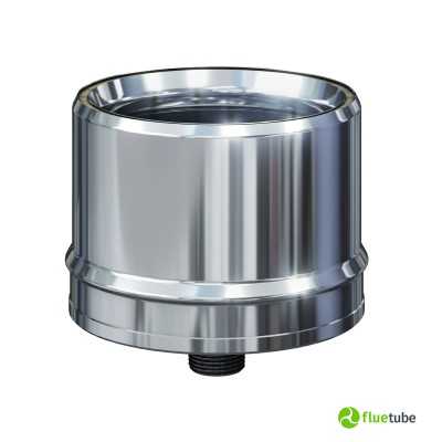 Bouchon d'évacuation des condensats pour tuyau isolé slim en acier 316L