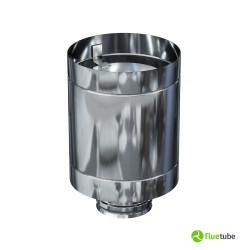 Chapeau en tonneau anti-vent pour tuyau slim isolé en acier 316L